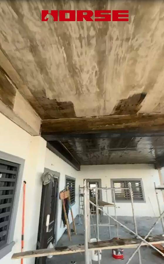 Carbon Fibe Strengthening A Seaside Villa In St. Vincent