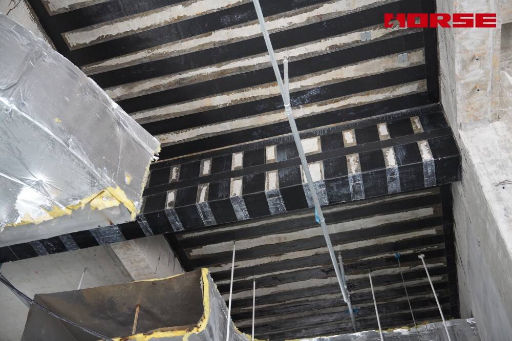 Carbon Fiber Reinforced Four-Story Concrete Railway Station