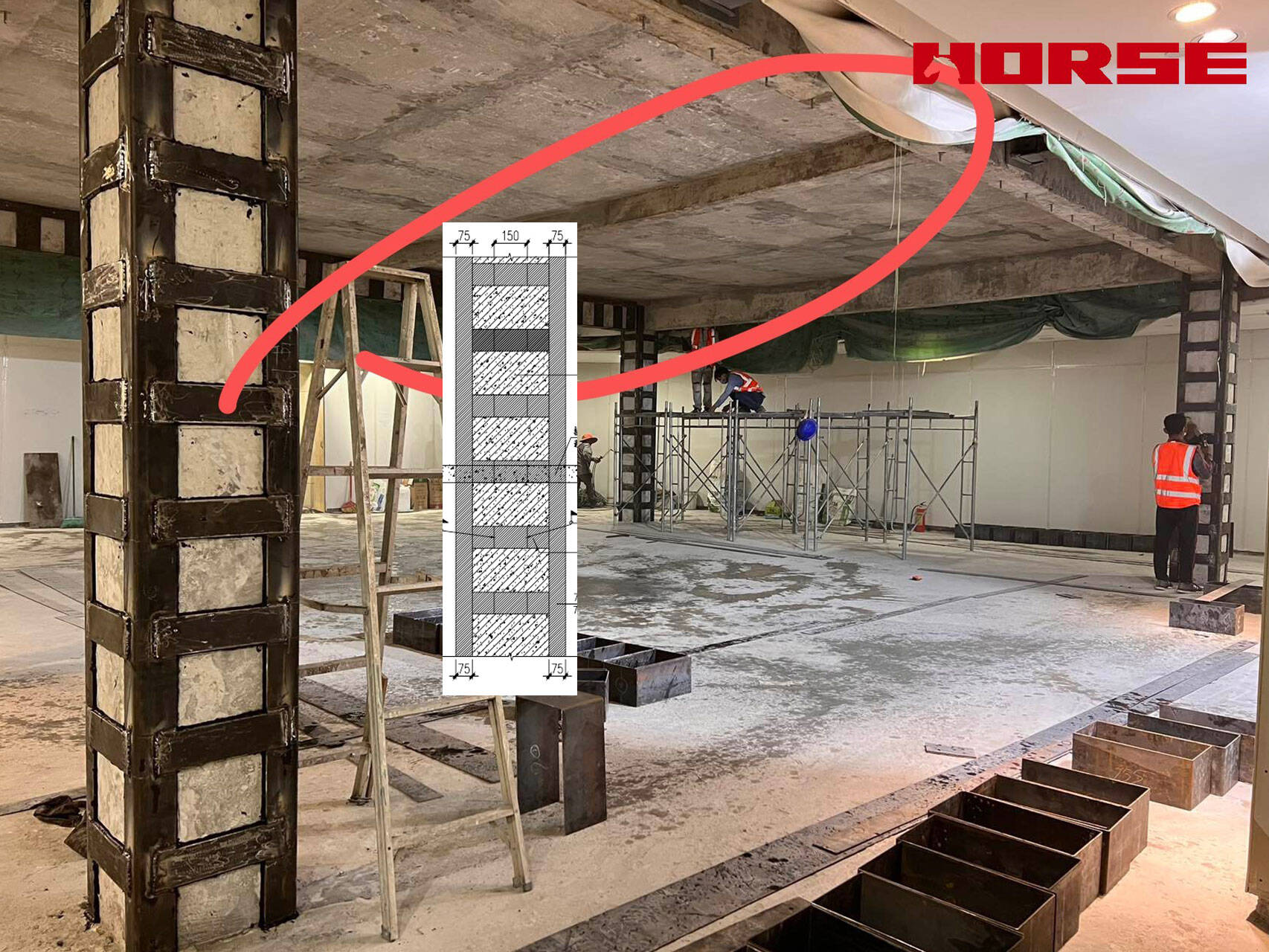 Old Supermarket Strengthening & Repairing in Cambodia