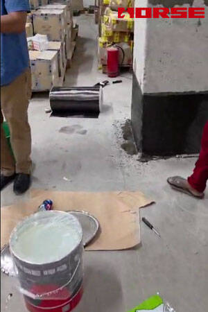 Repair of Cracks in Warehouse Concrete Columns with Carbon Fiber Repair of Cracks in Warehouse Concrete Columns with Carbon Fiber